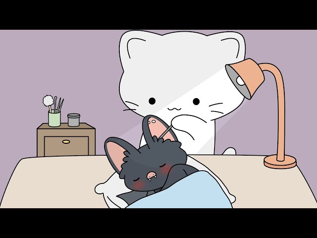 bat's ear cleaning | ASMR animation