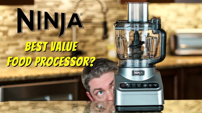 Ninja BN601 Professional Plus Food Processor, 1000 Peak Watts, 4 Functions  for Chopping, Slicing, Purees & Dough with 9-Cup Processor Bowl, 3 Blades