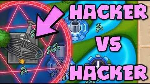 HACKER VS HACKER :: These HACKED Towers Are BROKEN! - Bloons TD Battles