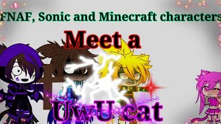 FNAF, Sonic and Minecraft characters meet a UwU cat (part 1)