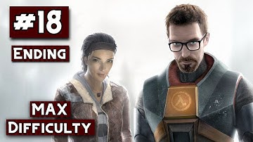 Half-Life: Source | Ending Chapter 18 Nihilanth & 19 Endgame Walkthrough HARD (MAX) Difficulty #18