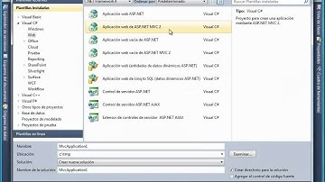 Crear una aplicación web con ASP.NET MVC. 1/2