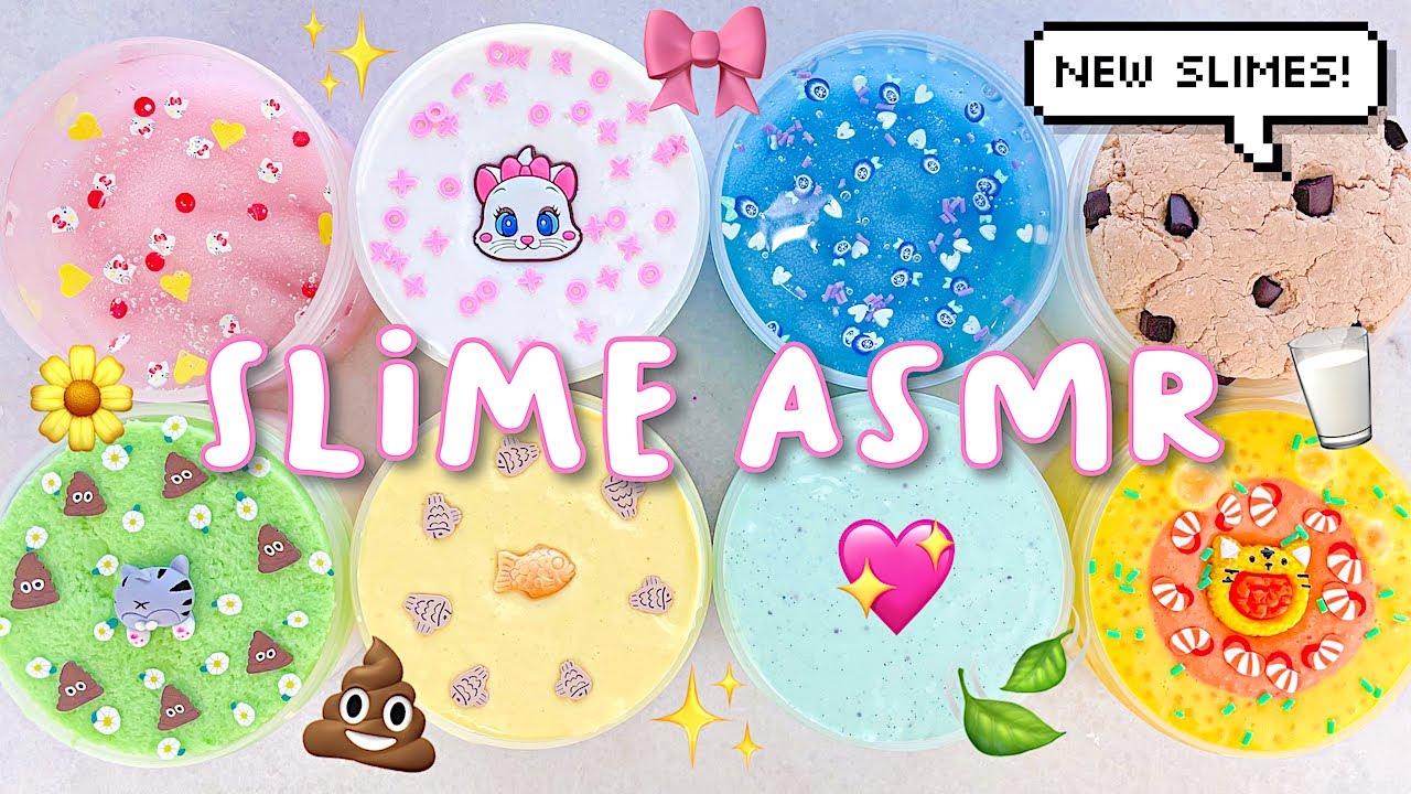 SATISFYING SLIME RESTOCK ASMR | Cutest New Slimes