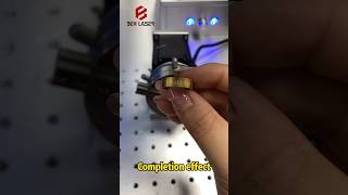 Watch This Portable Laser Mark a Brass Ring Instantly!