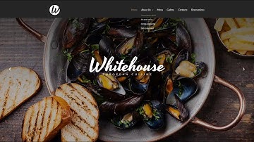 European Restaurant Responsive Moto CMS 3 Template, #52352