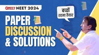NEET 2024 Paper Solution and Answer key | Live Paper Analysis &amp; Discussion By BM sir | ALLEN