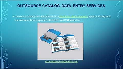Catalog Data Entry Services - Data Entry India Outsource