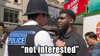 Policeman Threatens Christian Preacher: England Has Fallen