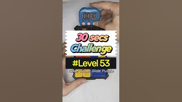 GiiKER Super Slide Level 53/511 Time Challenge | Travel Game | Brainteaser | Screenfree Game