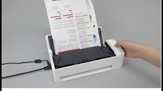 How to scan documents with U-turn scan on the ScanSnap iX1300