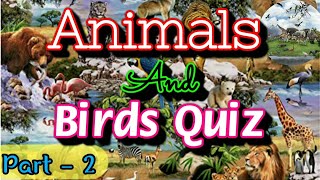 Animals and Birds Quiz | General Science | General Knowledge | World's Knowledge Book screenshot 5