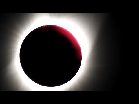 EPIC UNEDITED FOOTAGE of the Totality of solar eclipse 8.21.17