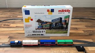 Märklin Startpackung 29452 Containerzug Kurztest - H0 Digital Start Up Modellbahn Eisenbahn