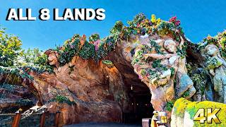 Tokyo DisneySea FULL Walkthrough 4K | All 8 Lands, Fantasy Springs, Halloween & 25th Anniversary