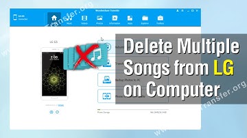 Merge Duplicate Songs | How to Delete Multiple Songs from LG Phone on Computer