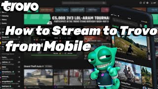 How to stream to Trovo.live from Mobile | Basic Tutorial