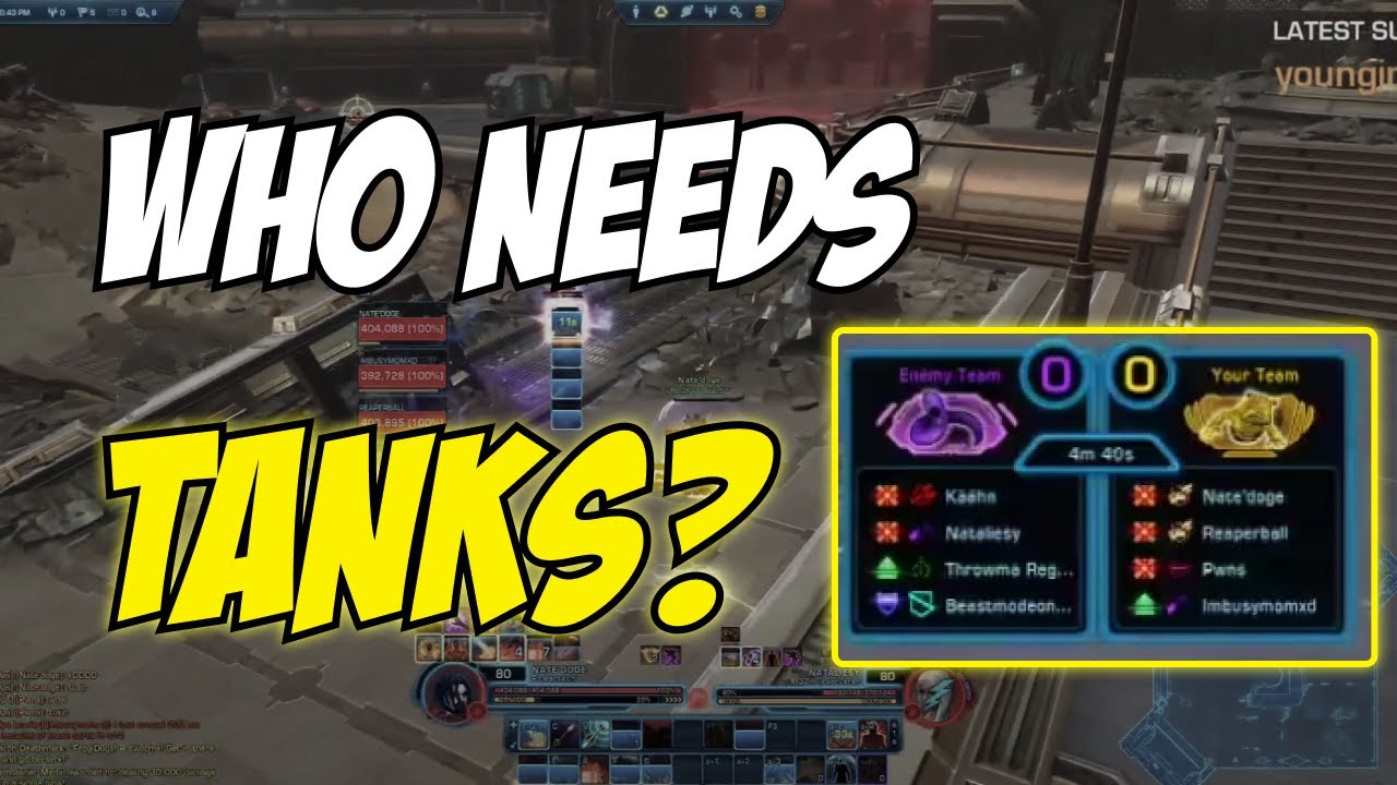 CAN 3 DPS BEAT A FULL PREMADE WITH TANK? | SWTOR PVP 7.2 2023 | Corellia Square Arena