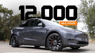 12,000 MILE UPDATE  Tesla Model Y Performance