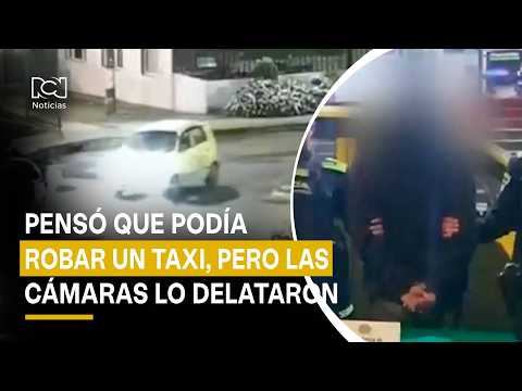 Taxi driver drops daughter off at school and has his car stolen in seconds in Bogotá