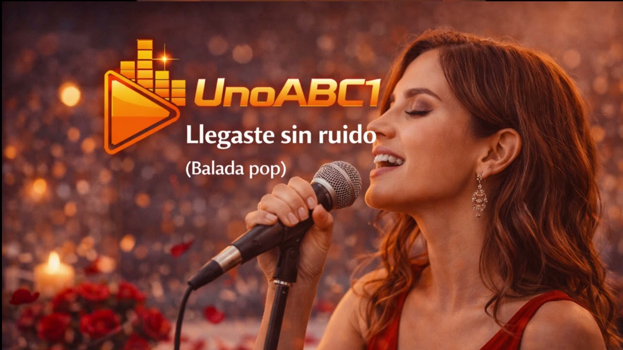 Llegaste sin ruido(Balada pop)