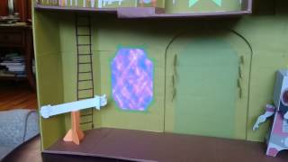 Revealing Castle Greyskull! All paper, handmade.