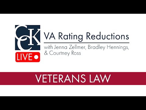 VA Rating Reductions