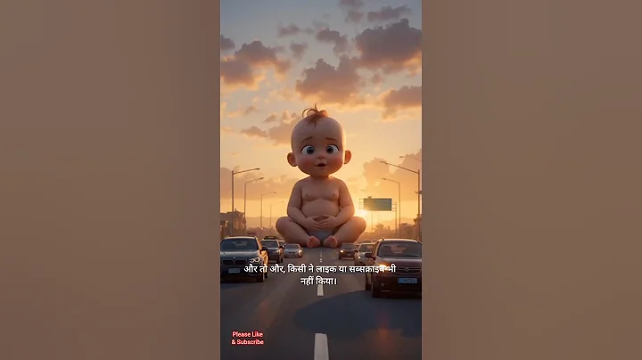 Giant Baby vs Ice Cream Truck | Funny Cartoon Story with a Twist! || #ai #shorts #viral