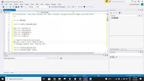 Socket programming using windows sockets winsock2 on Visual Studio