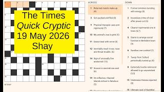The Times Quick Cryptic 3305