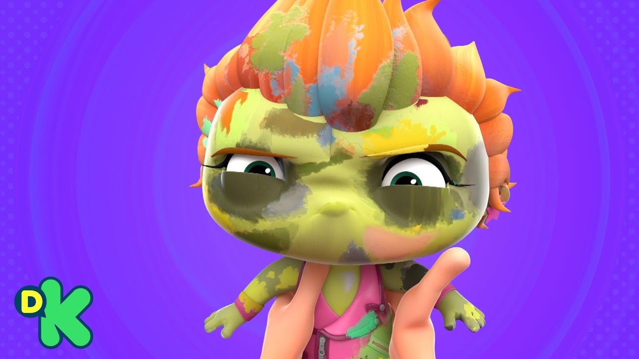 Bebés "zombies": llenos de pinturas | Mini Beat Power Rockers | Discovery Kids