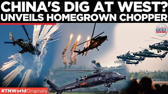 CHINA FLEXES MILITARY MUSCLE: Assault Helicopter Stuns Tianjin With Aerial Precision & Combat Power