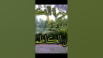 ترتيل سورة التكوير بصوت القارئ عامر الكاظمي