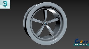 Car Wheel Rim Modelling In 3ds Max | How To Model Car Wheel Design