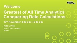 Greatest of All Time Analytics: Conquering Date Calculations