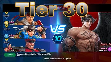 Devil Jin Boss Showdown Tier 30 | Kof Allstar x Tekken 7