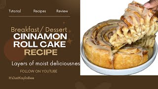 Cinnamon Roll Cake \/ By Popular Demand \/ Full Recipe Listed