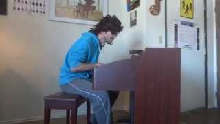 Video thumbnail of "POULENC GLORIA: IV. Domine fili unigenite (just piano)"