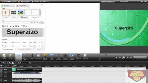 How To Create An Intro Using Camtasia 7 !!