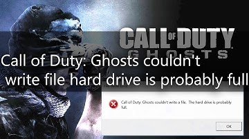 Call of Duty: Ghosts couldn