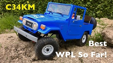 Crushed WPL C34KM Toyota FJ40 Land Cruiser: First Test With A Stronger Motor