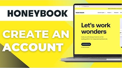 Hoe maak ik een HoneyBook-account aan?