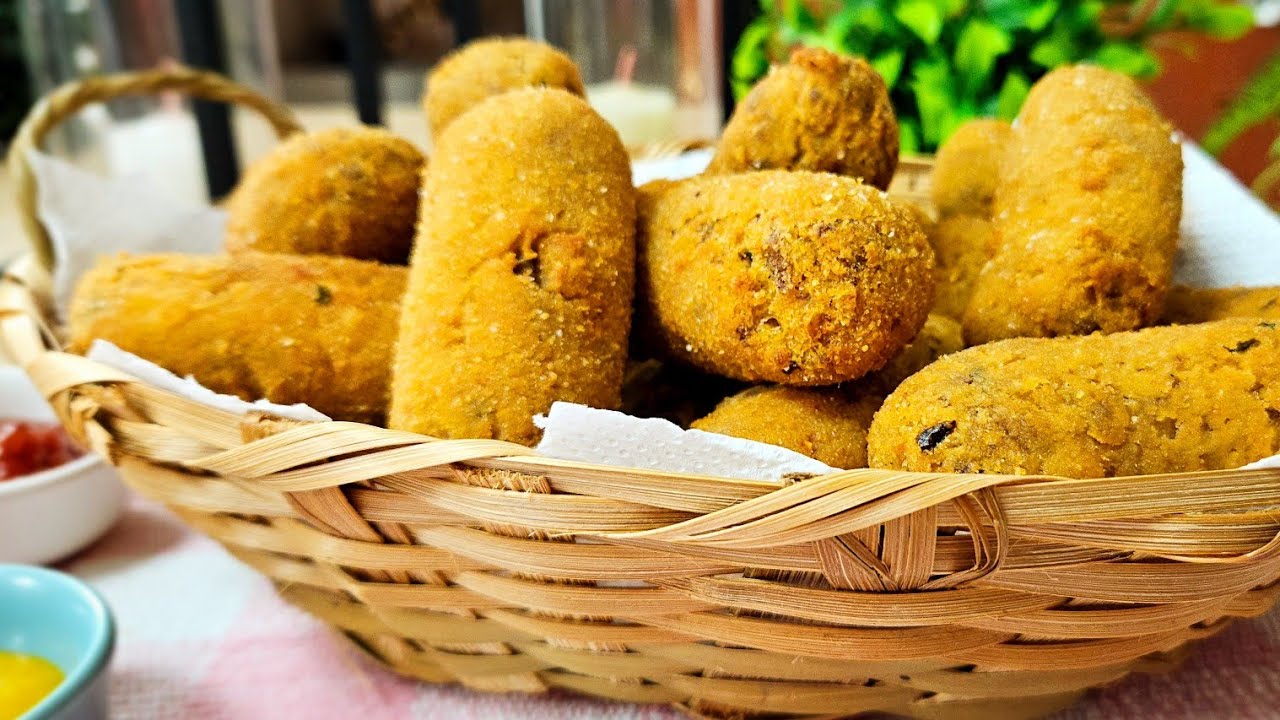 RENDE BASTANTE ! CROQUETE DE CARNE MOIDA