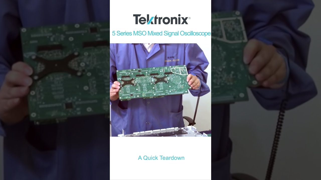 Quick Teardown Of A 2 GHz 8 Channel Tektronix Oscilloscope Shorts