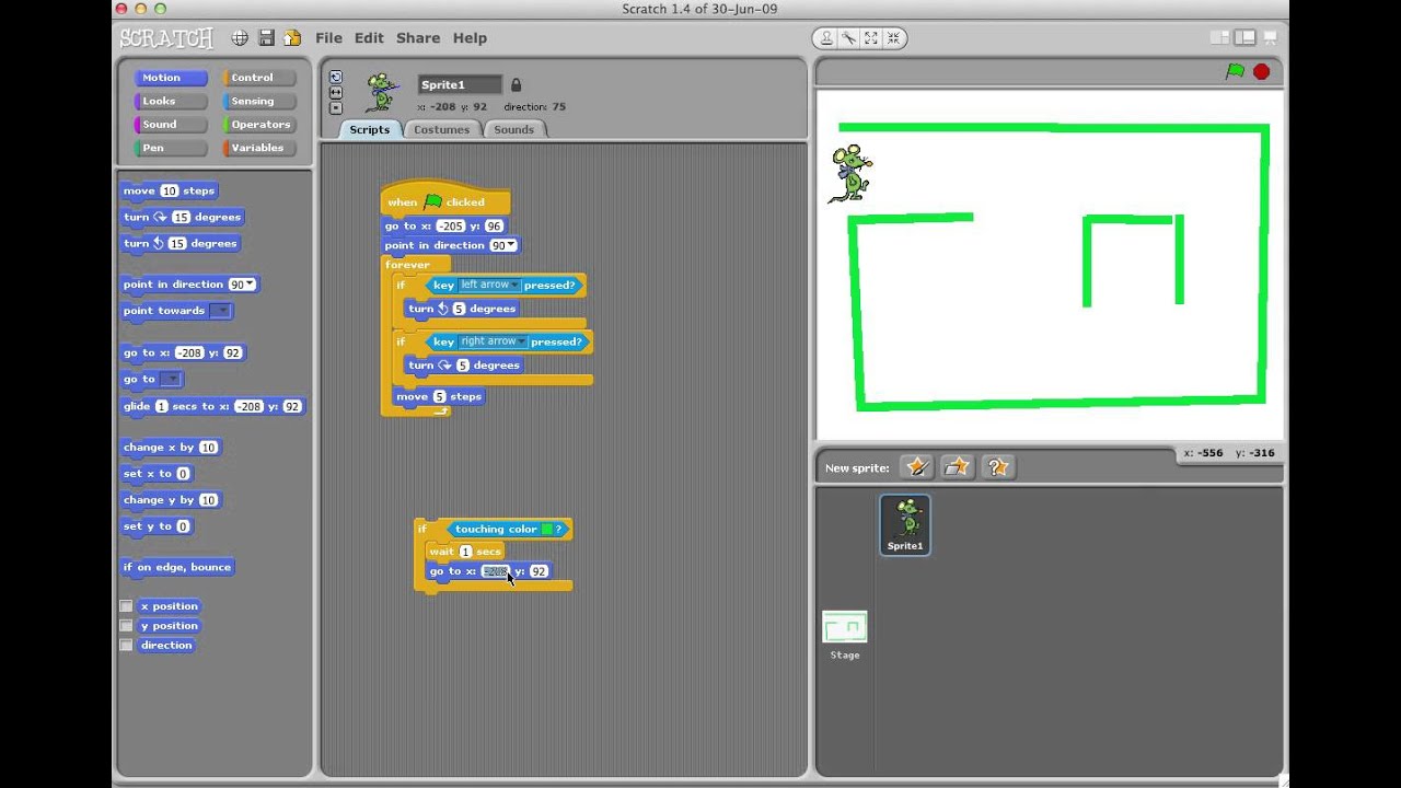 Scratch Catch Game basic - YouTube