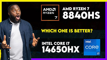 AMD Ryzen 7 8840HS vs Intel Core i7 14650HX Comparison