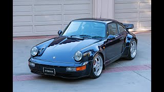 1994 Porsche 964 Turbo 3.6 'Midnight Blue Metallic' 4K