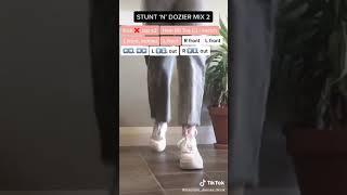 stunt n dozier (footwork dance) tiktok dance tutorial