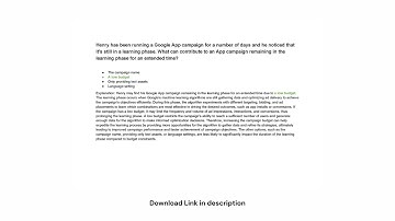 Latest Google Ads Apps Certification Assessment Answers With Explanations