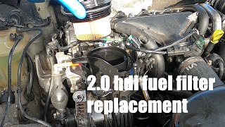 2.0 HDI fuel filter replacement