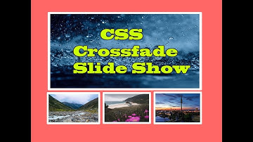 Simple Image Crossfade Slideshow   CSS Animation